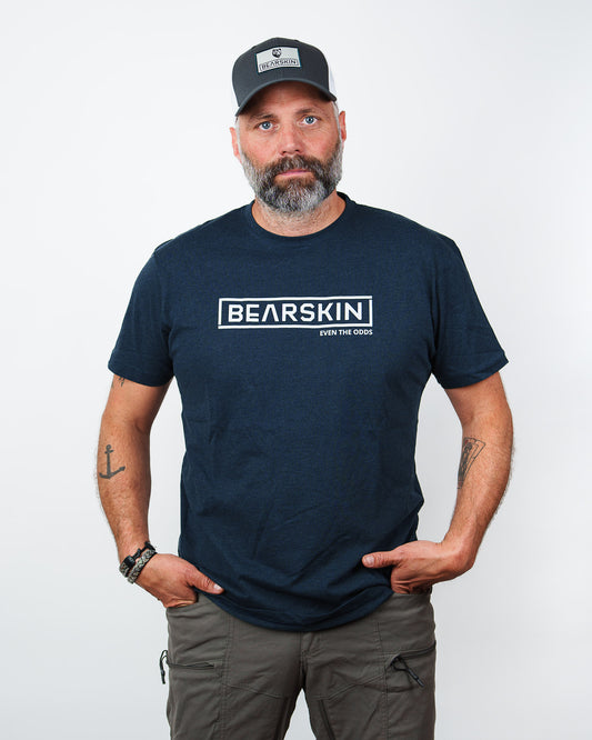 Bearskin Even The Odds T-Shirt Heather Navy