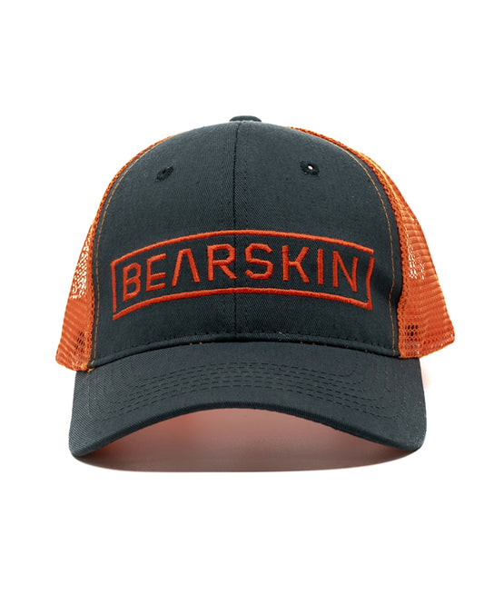 Bearskin Cap Dark Grey/Rust