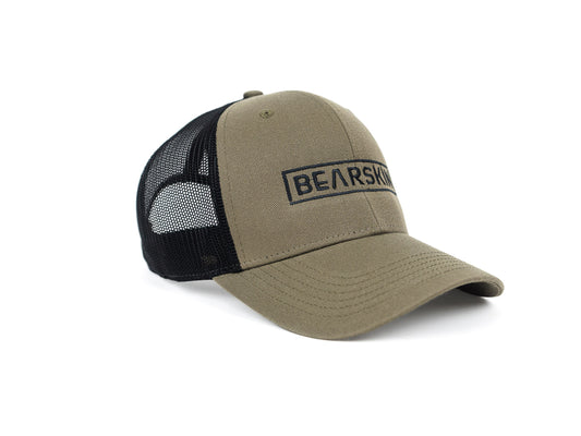 Bearskin Cap Olive/Black