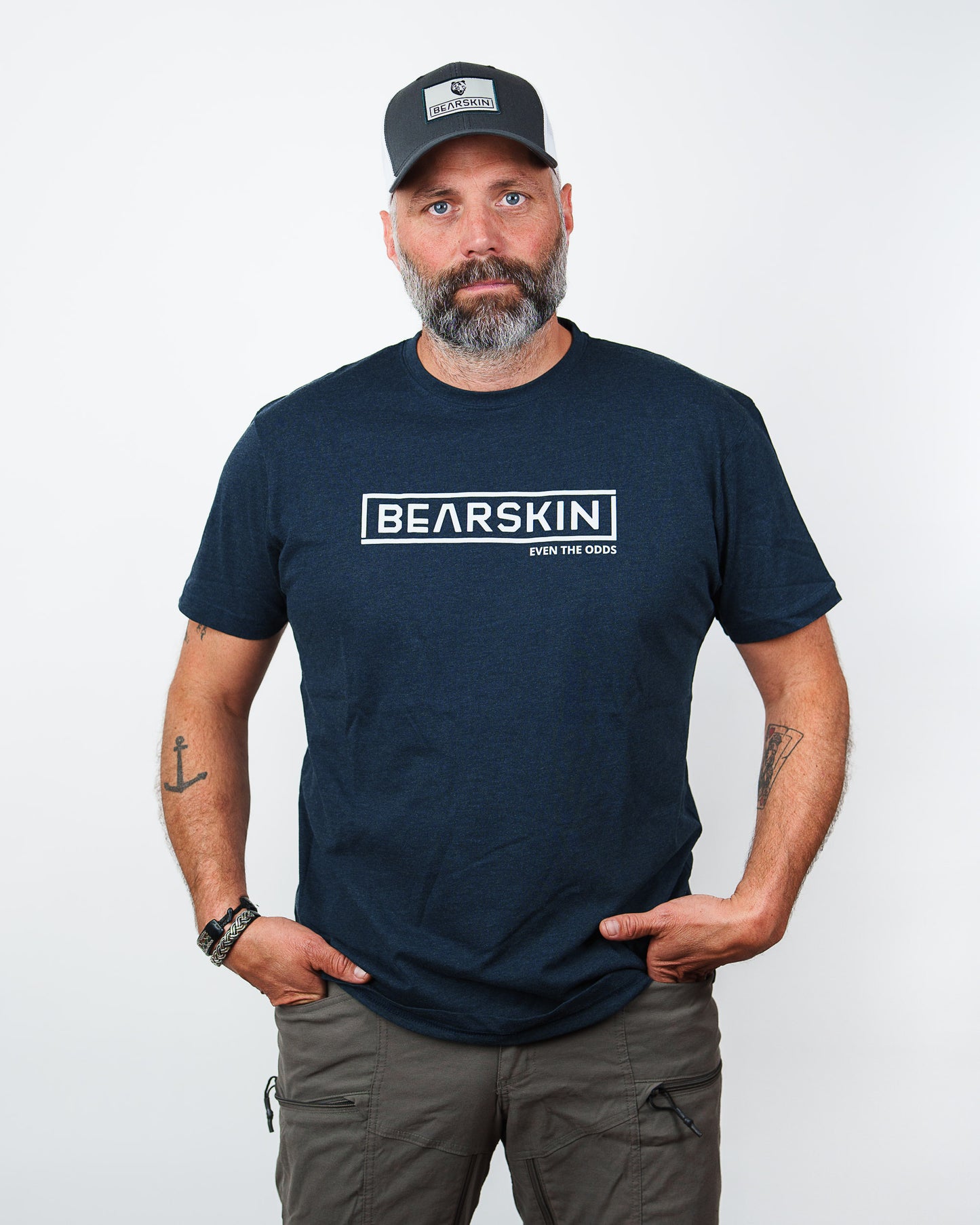 Bearskin Even The Odds T-Shirt Heather Navy