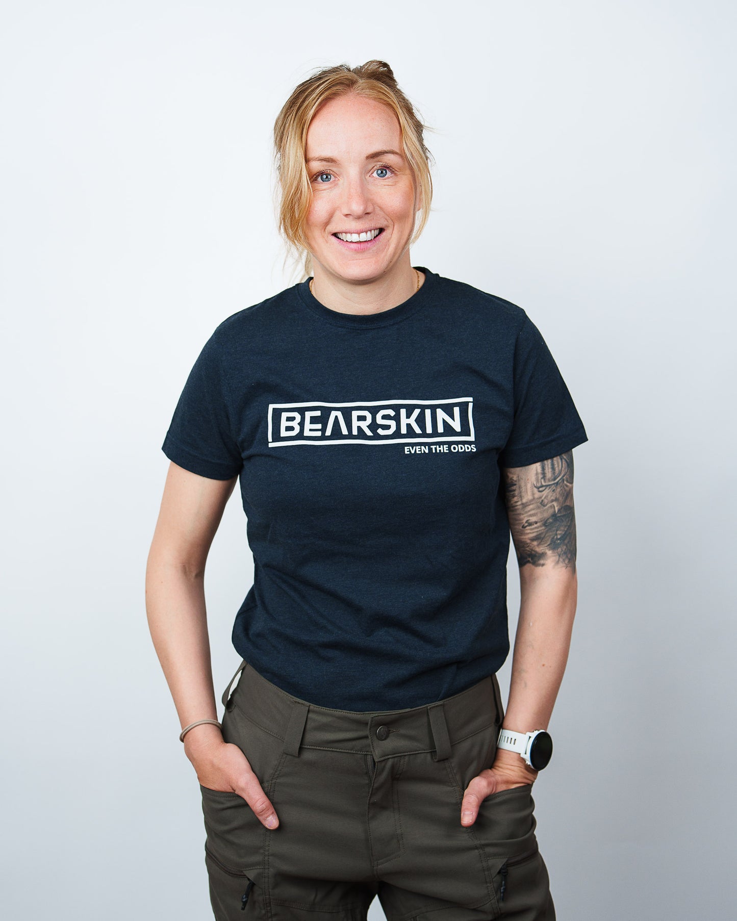 Bearskin Even The Odds T-Shirt Heather Navy